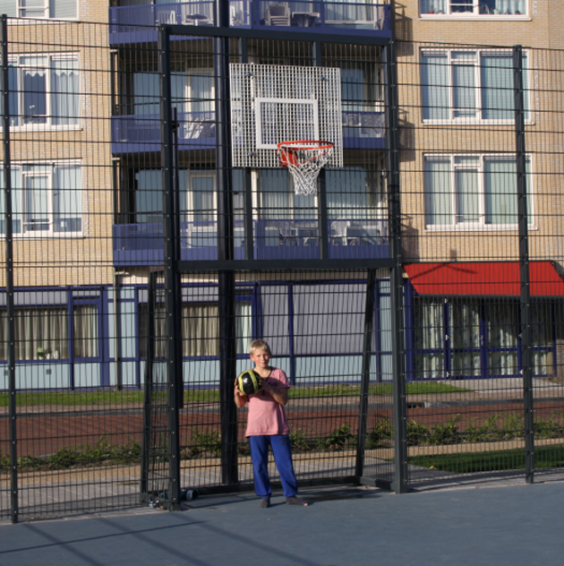 Nieuw : Voetbaldoel - basketbal combi ! - Hoving Hekwerk B.V. Stadskanaal