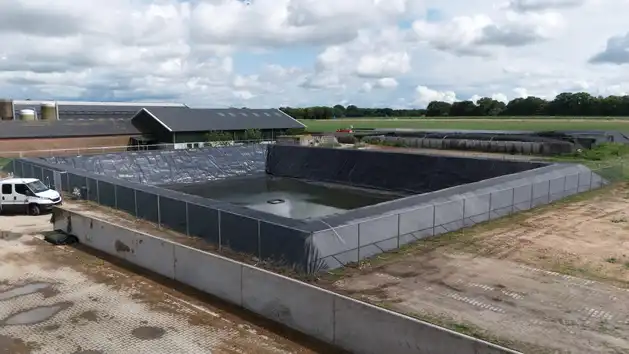 Mestbassin Gasselte - Hoving Hekwerk B.V. Stadskanaal