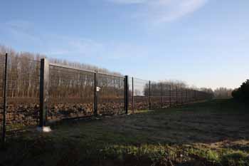 Dubbele draaipoort Hoving Hekwerk B.V. Stadskanaal