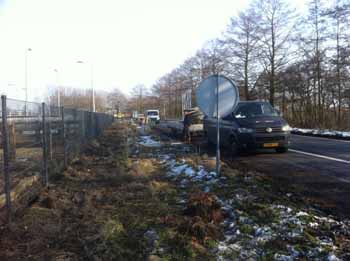 Dubbelstaafmat afrastering Hoving Hekwerk B.V. Stadskanaal