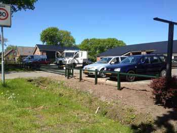 Doorrijbeveiliging Talman Auto's Hoving Hekwerk B.V. Stadskanaal