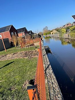 Dubbelstaafmat in speciale kleur Hoving Hekwerk B.V. Stadskanaal