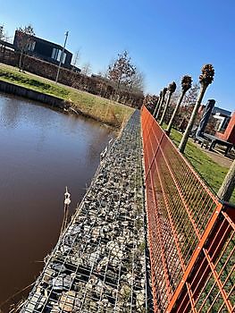 Dubbelstaafmat in speciale kleur Hoving Hekwerk B.V. Stadskanaal