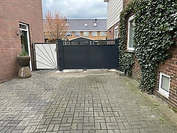 Dichte draaipoort Enschede Hoving Hekwerk B.V. Stadskanaal